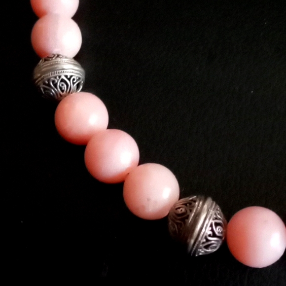 SAMUEL B. PINK BEAD NECKLACE 🌺 - Picture 4 of 7